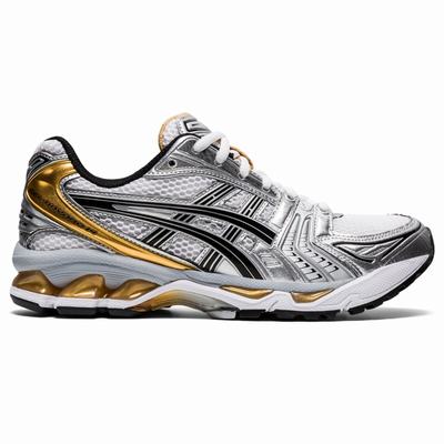 Asics Gel-Kayano 14 - Miesten Tennarit - Valkoinen/Kultaiset